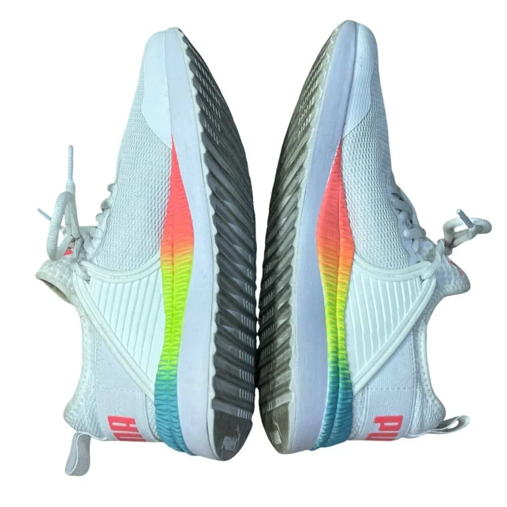 PUMA Childs Pacer Next Cage Sneaker Neon 6C (Women's 8) Running Shoe - Picture 7 of 11